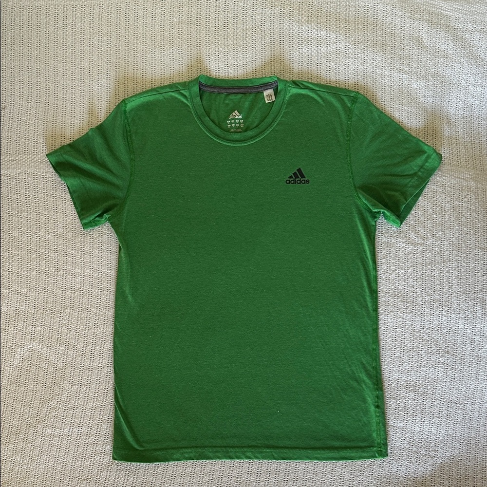 Adidas Kelly Green Athletic Men's Shirt Size M
